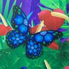 909 - Jan als blauer Schmetterling
