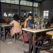 820 - 1964, salão de costura da fábrica de roupas de trabalho Cambes, Bonaire