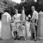 377 - Gezin Van Zutphen-Cremers op het Drielandenpunt, Vaalser Berg, 1954