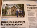 919 - Belgian bank moves into old limestone house on the Plenkert