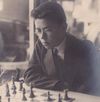 433 - Joop Cremers achter het schaakbord
